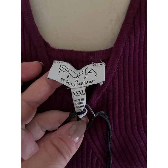 NWT sofia vergara 3X knit Bodysuit - Picture 4 of 4